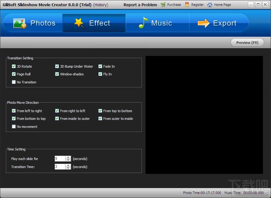 GiliSoft Slideshow Movie Creator,照片幻灯片视频制作软件下载,照片幻灯片视频制作软件