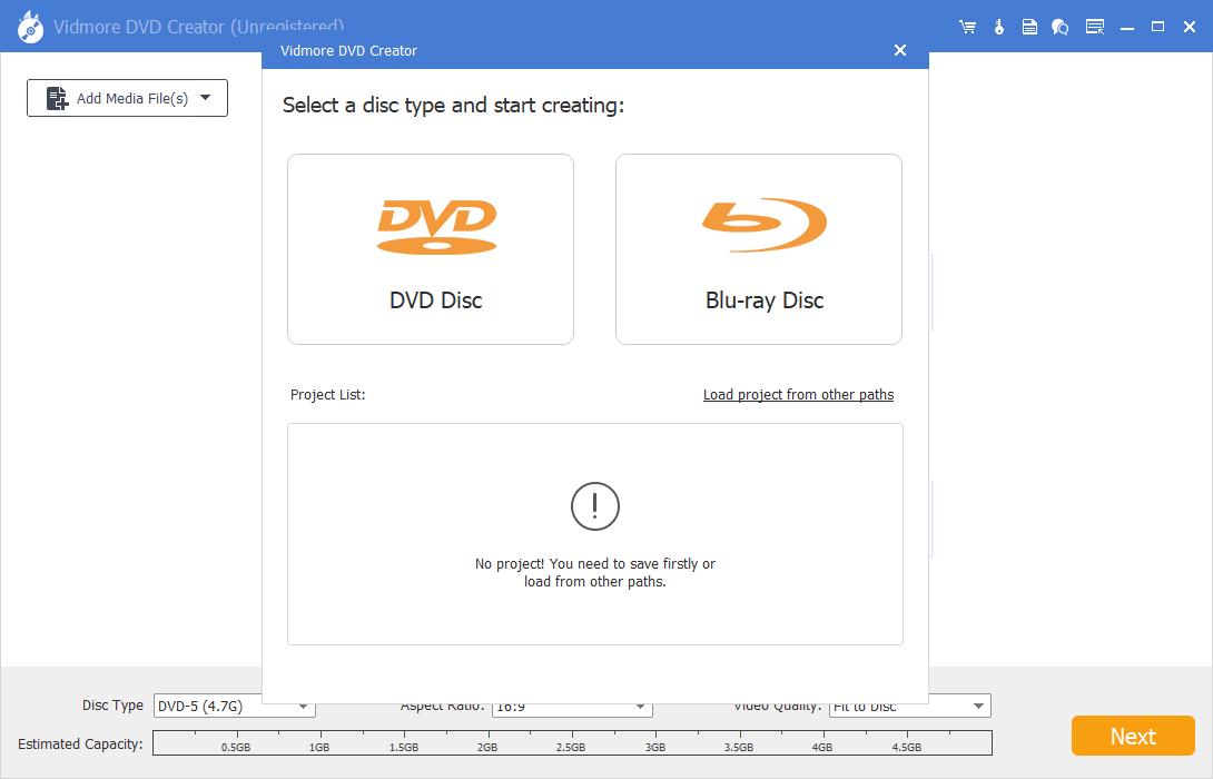 Vidmore DVD Creator下载,DVD刻录,蓝光DVD制作