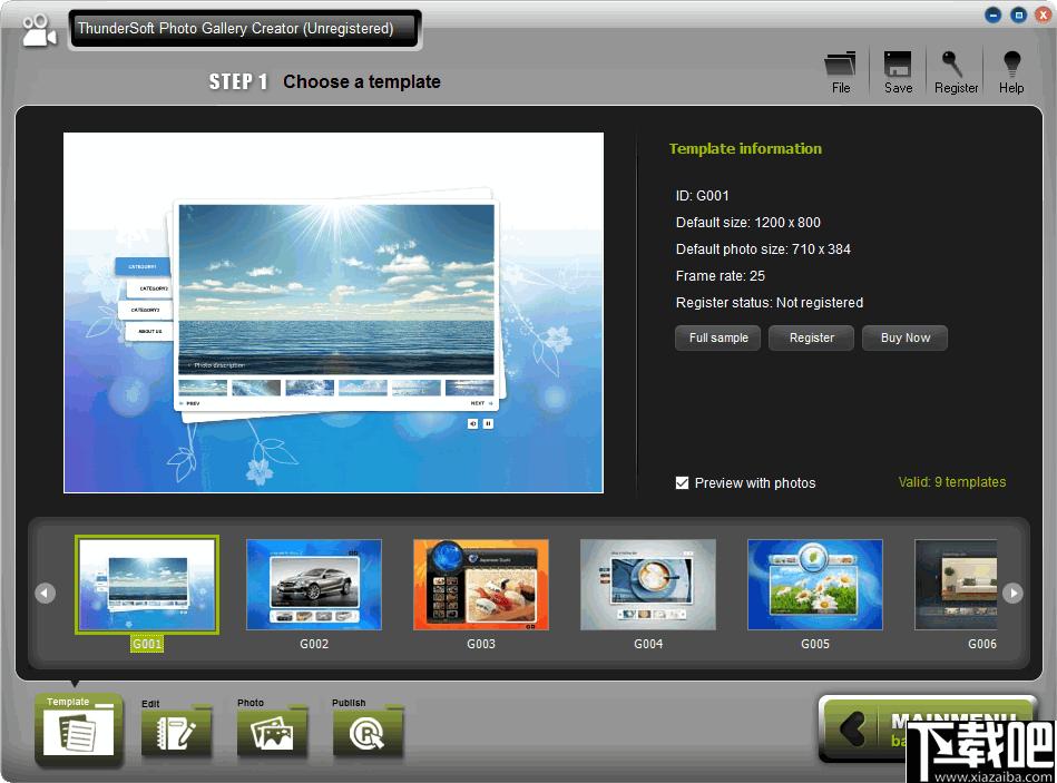 ThunderSoft Photo Gallery Creator下载,视频制作,flsh制作