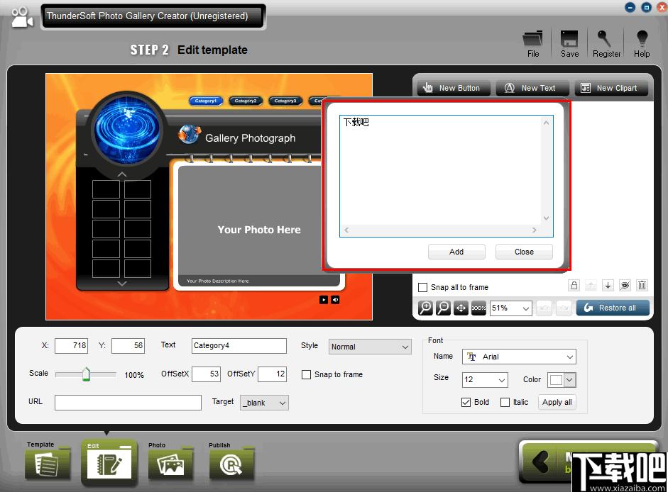 ThunderSoft Photo Gallery Creator下载,视频制作,flsh制作