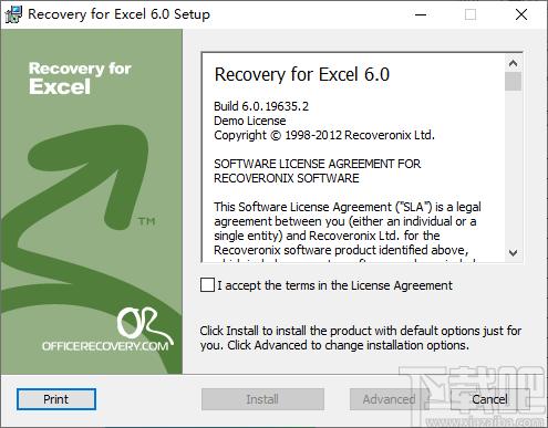 Recovery for Excel下载,Excel文件修复工具,数据恢复,文件修复