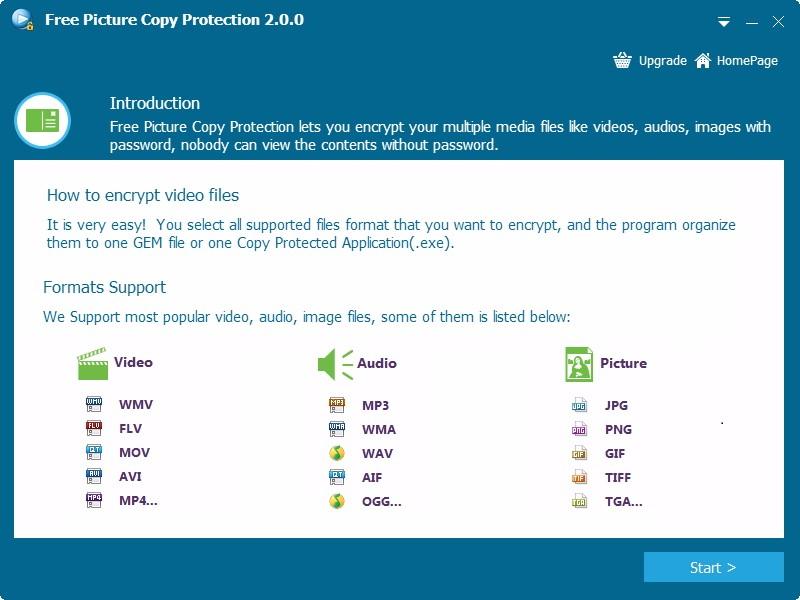 Free Picture Copy Protection下载,图片加密软件,图片加密