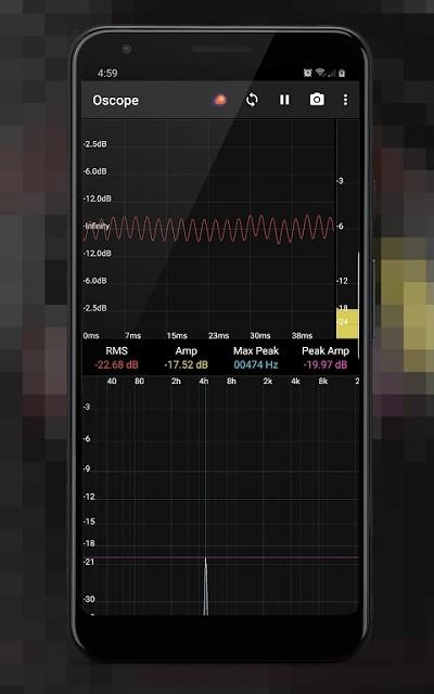 手机示波器软件中文版(Oscope)下载,手机示波器,声波app